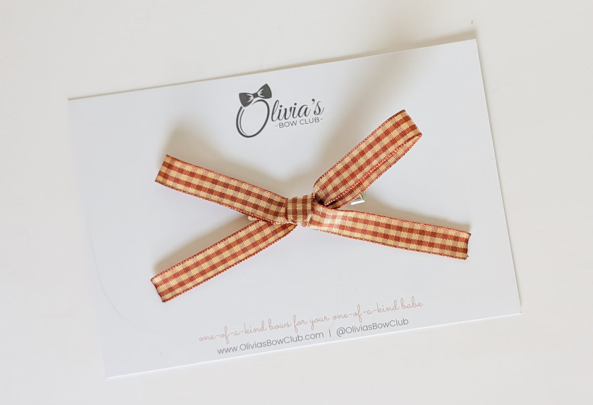 Fall Gingham Olivias
